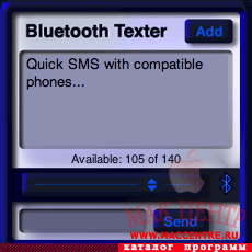 Bluetooth Texter 1.1 WDG  Mac OS X - , 