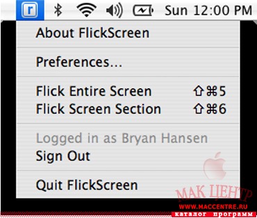 FlickScreen 1.1  Mac OS X - , 