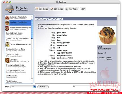 Recipe Box 1.3.2  Mac OS X - , 